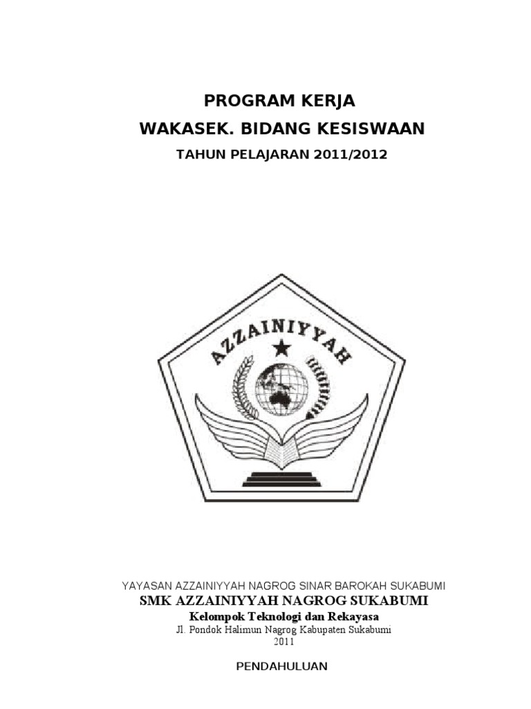 Program Kerja Kesiswaan