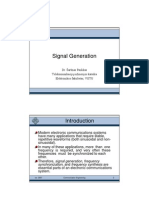 Signal Generation