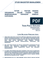 Download ANALISA FAKTOR  FAKTOR BUDAYA ORGANISASI DALAM KAIZEN YANG MEMPENGARUHI TERHADAP KINERJA KARYAWAN by Zaini Akhsan SN156316463 doc pdf
