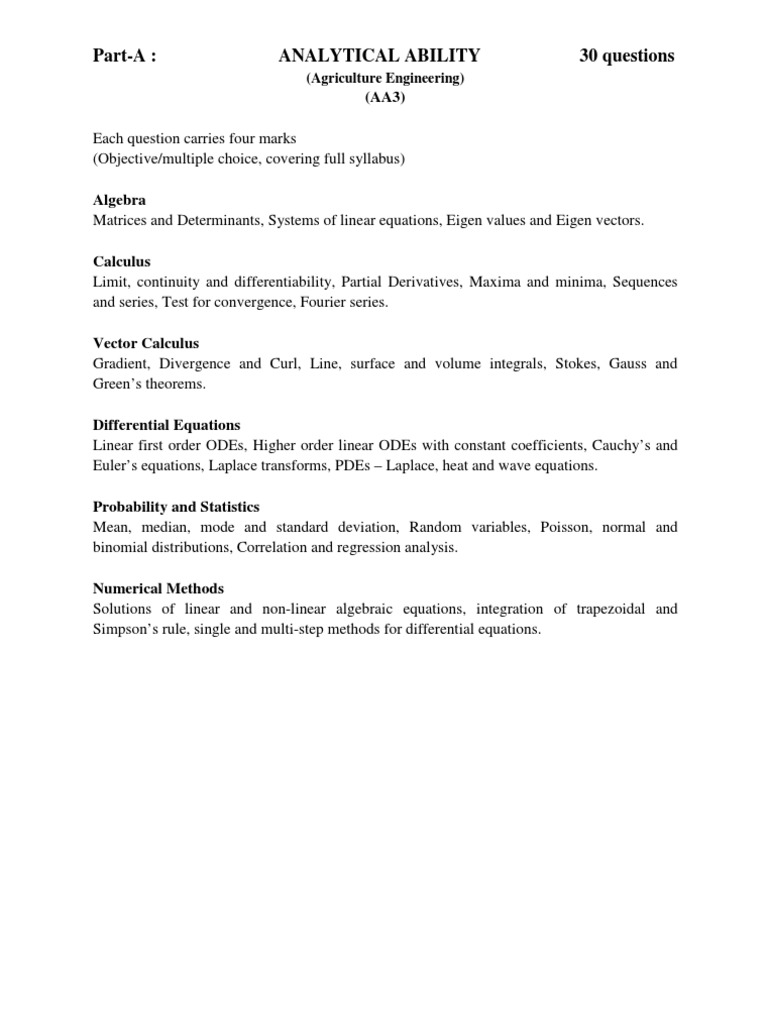 Analytical Ability - 3 PDF | PDF