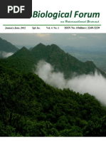 Biological Forum-An International Journal, Spl. Iss. 4 (1) (2012 ...