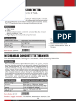 MECHANICAL CONCRETE TEST HAMMER For Non Destructive Testing of Concrete & Other Masonry Materials