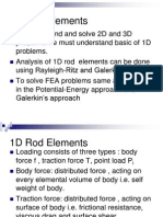 One Dimensional Bar Element