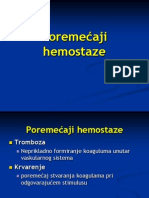 Poremećaji hemostaze