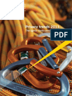 Privacy Trends 2013 - The Uphill Climb Continues