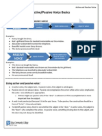 Active & Passive Voice