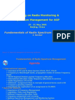 Fundamentals of Radio Spectrum Management