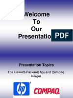 HP & Compaq Merger Presentation..