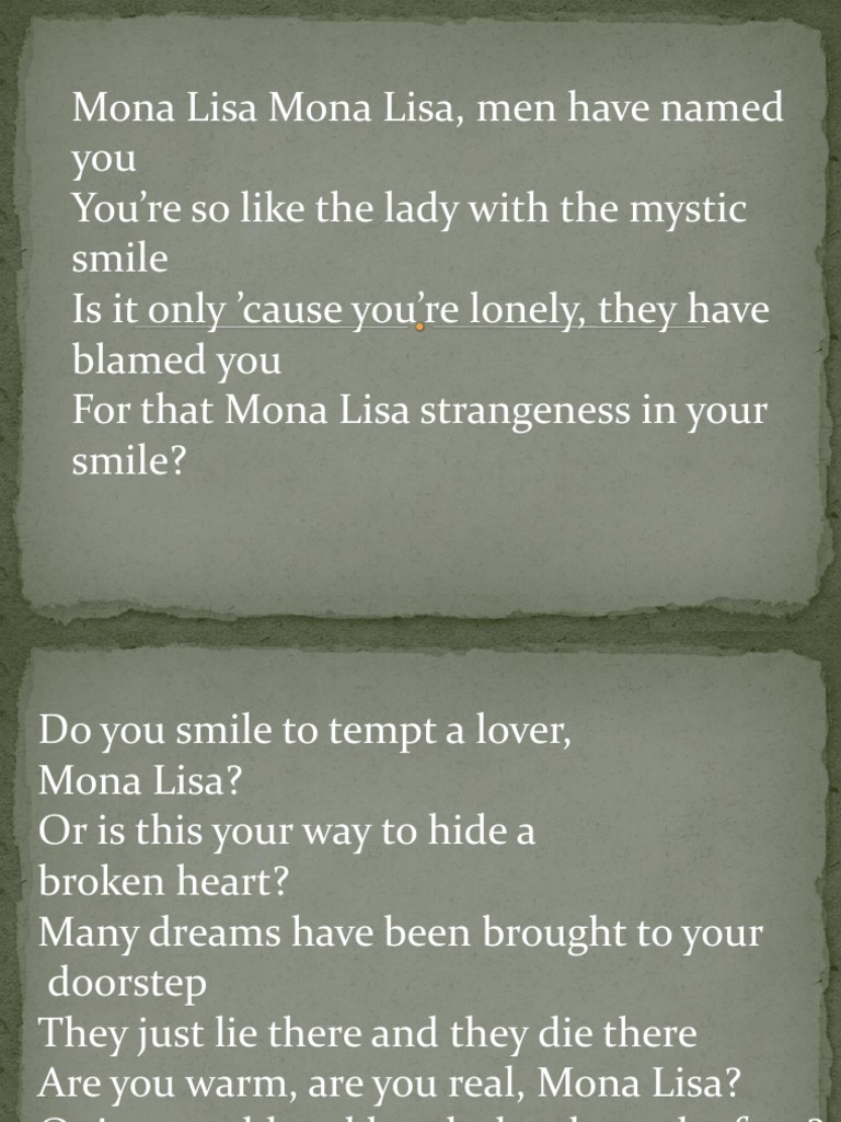 Mona Lisa's Enigmatic Smile | PDF