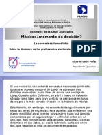 Sobre la dinámica de las preferencias electorales en México 2012