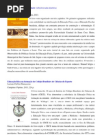 Livros - Lançamentos CONBRACE 2013