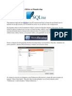 Conectar Con Una BD de SQLite en Monodevelop .Odt