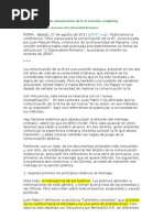 Diez claves para la comunicación de la fe