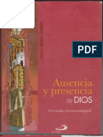 Ausencia y Presencia de Dios