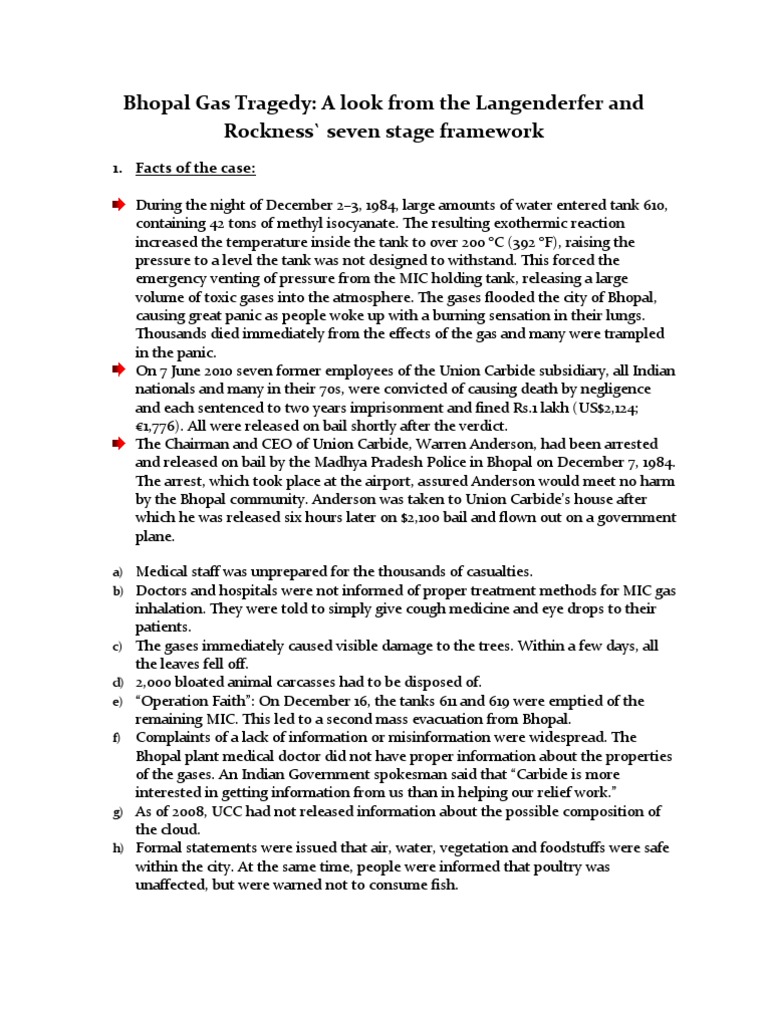 Bhopal gas tragedy case study with answers image