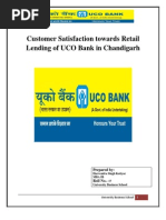 Download Customer Satisfaction Towards Retail Lending of UCO Bank in Chandigarh by shivkmrchauhan SN156406153 doc pdf