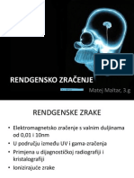 Rendgensko Zračenje