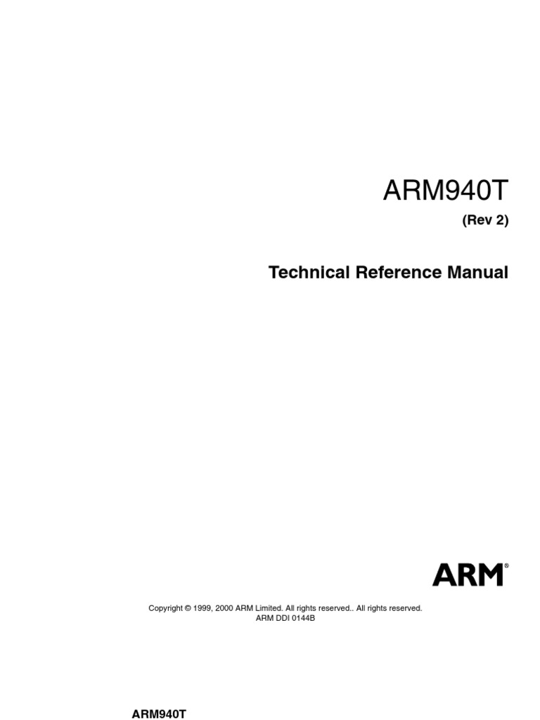 Arm 940 T | PDF | Arm Architecture | Instruction Set