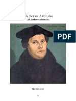 Lutero Martín  De Servo Arbitrio