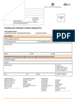 Formulir Anggota Baru