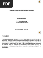 Linear Programming Problems en 29-5-2012