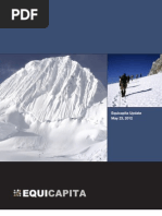 Equicapita Risk and Return in Western Canada