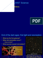 JWST Science: - 4-Chart Version Follows