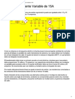 Fuente Variable de 15A