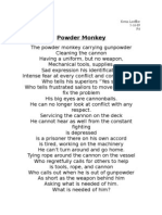 Civil War Poem: Powder Monkey