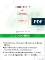 Scimatp Lecture 14 Corrosion