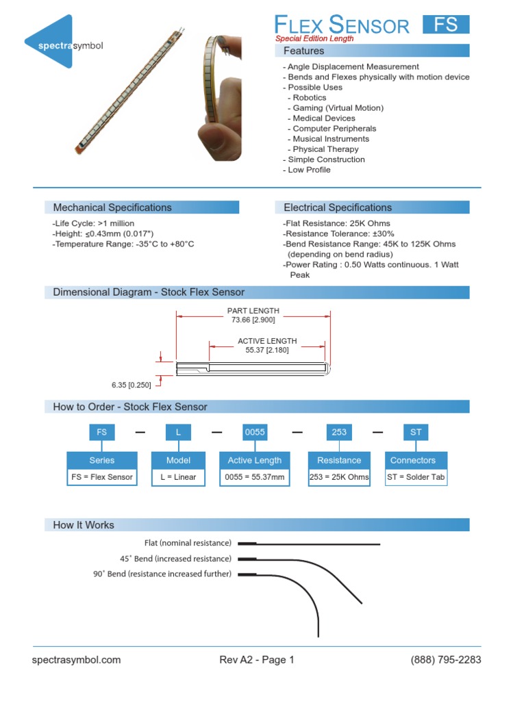Flex Sensor Applications Guide | PDF | Technology & Engineering