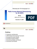 Dimensioning Radio Access Network 3G