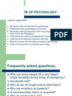 The Nature of Psychology