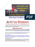 40 Free Icebreakers