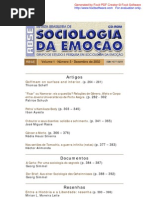 Revista Brasileira de Sociologia da Eemoçãop v1,n3, dez2002