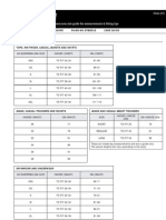 Menswear Size Guide