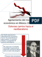 Agotamiento del modelo económico en México 1970-1990