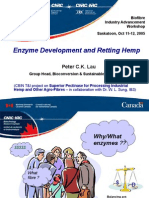 Enzyme Development and Retting Hempre