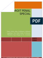 Droit Penal Special