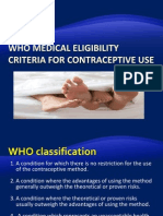 WS 1. WHO Contraception