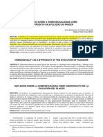 1. Reflexão sobre a homossexualidade como subproduto da evolução do prazer