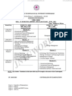 Mba IV-sem Reg. III-sem Supply-Timetable-June 2013