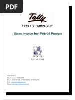 User Manual With FAQs - Sales Invoice For Petrol Pumps