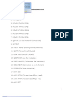 Pdms Commands