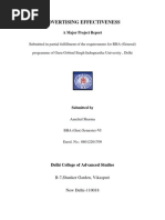 Download Advertising Effectiveness by komalg08 SN156514060 doc pdf