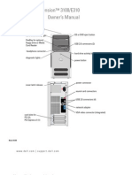 User Manual Dell Dimension 3100 / E310
