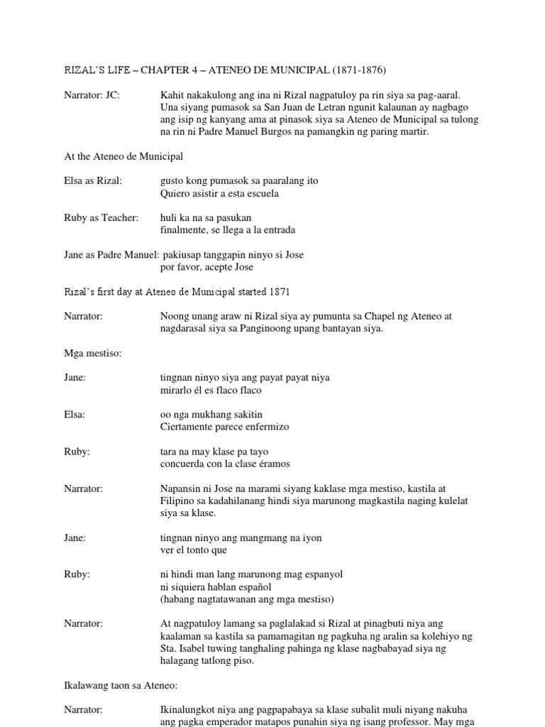 Rizal's Life | PDF