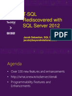 T SQL Rediscovered With SQL Server 2012