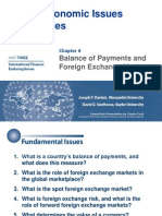 Global Economic Issues and Policies: Balance of Payments and Foreign Exchange Markets