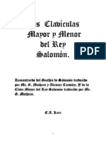 Clavicula Mayor y Menor Del Rey Salomon
